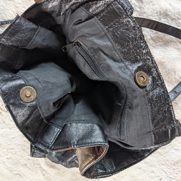 Vintage Patchwork Bucket Tote - Picture 3 of 3